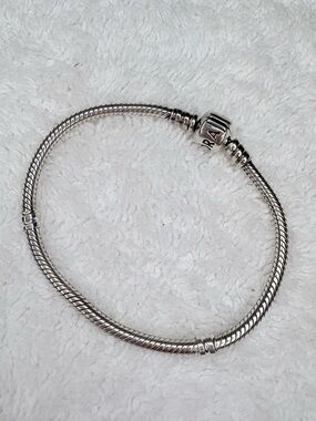 Pandora Snake Chain Charm Bracelet - Silver